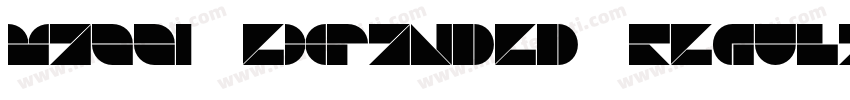 Mazzi Expanded Regular字体转换